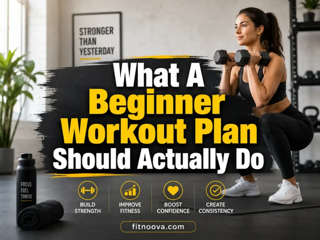 What A Beginner Workout Plan Should Actually Do