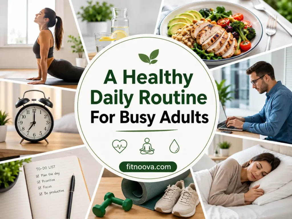 A Healthy Daily Routine For Busy Adults