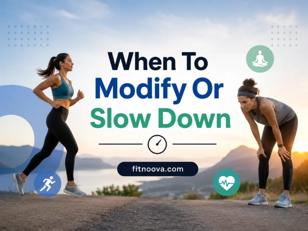 When To Modify Or Slow Down