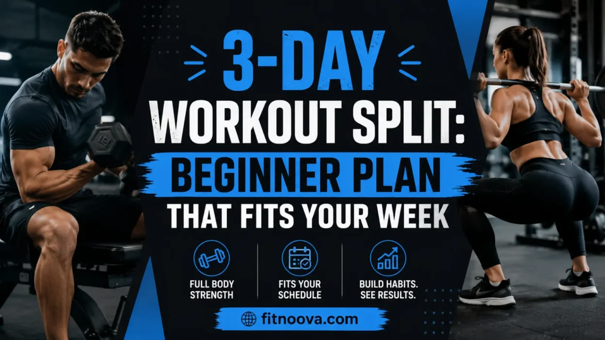 3-Day Workout Split: Beginner Plan That Fits Your Week