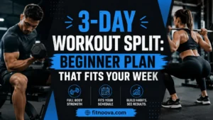 3-Day Workout Split: Beginner Plan That Fits Your Week