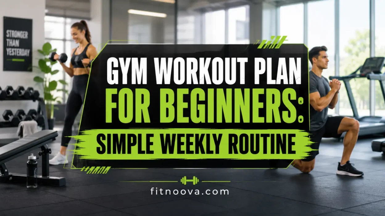 Gym Workout Plan For Beginners: Simple Weekly Routine