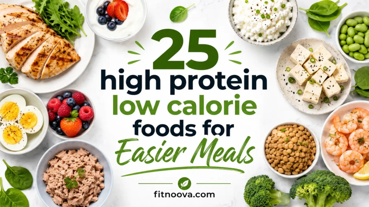 25 high protein low calorie foods for Easier Meals