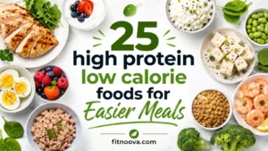 25 high protein low calorie foods for Easier Meals