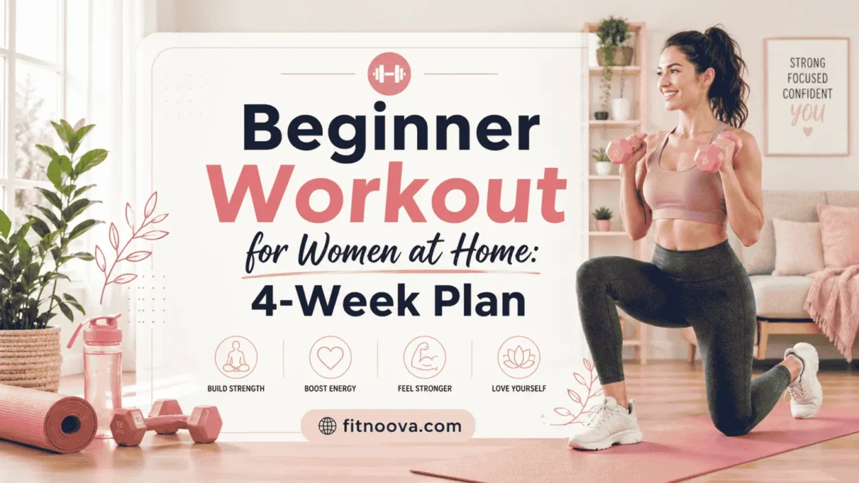 Beginner Workout for Women at Home: 4-Week Plan