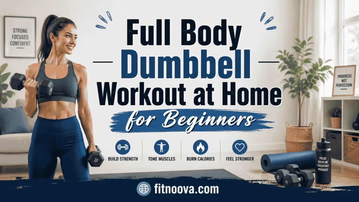 Full Body Dumbbell Workout at Home for Beginners