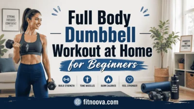 Full Body Dumbbell Workout at Home for Beginners