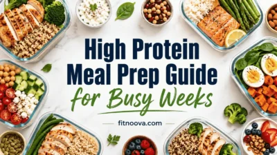 High Protein Meal Prep Guide for Busy Weeks