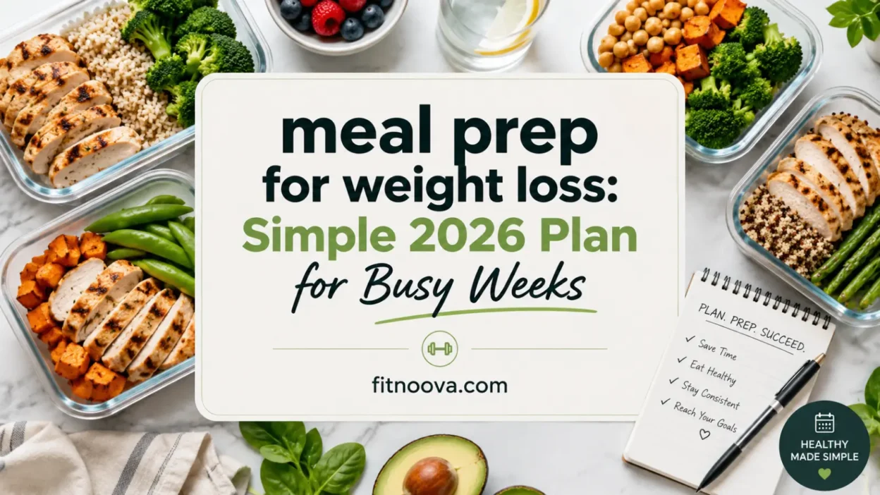 meal prep for weight loss: Simple 2026 Plan for Busy Weeks
