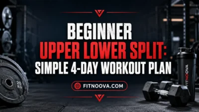 Beginner Upper Lower Split: Simple 4-Day Workout Plan