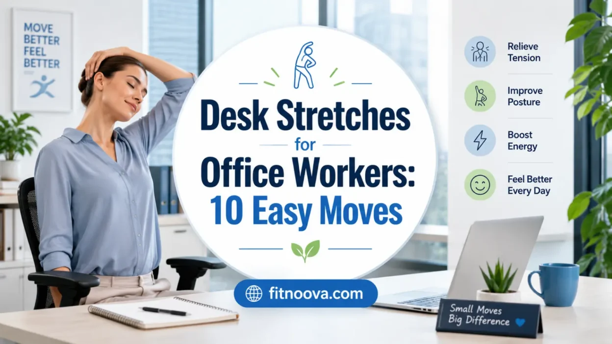 Desk Stretches for Office Workers: 10 Easy Moves