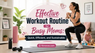 Effective Workout Routine for Busy Moms: Quick, Efficient, and Sustainable
