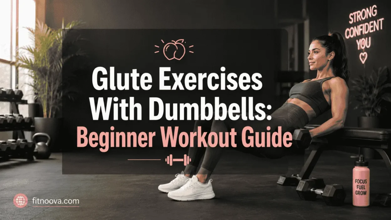 Glute Exercises With Dumbbells: Beginner Workout Guide