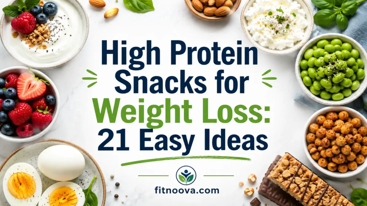 High Protein Snacks for Weight Loss: 21 Easy Ideas