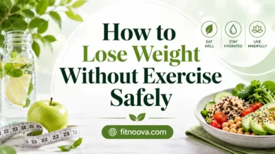 How to Lose Weight Without Exercise Safely