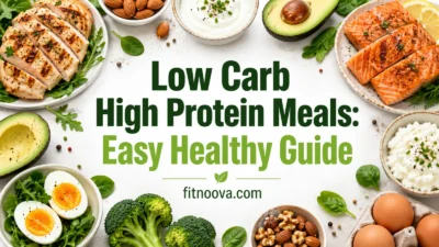 Low Carb High Protein Meals: Easy Healthy Guide
